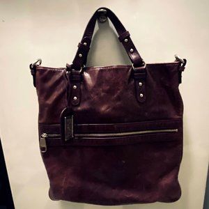 Badgley Mischka Dark Purple Purse